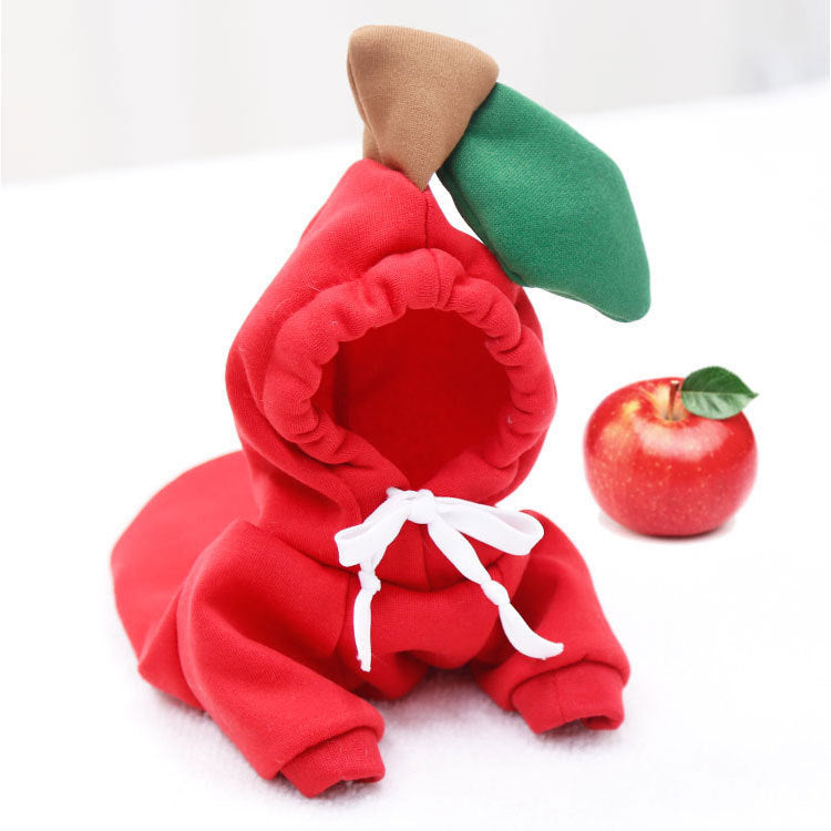 Hooded Sweater Apricot Elk Pet Clothes