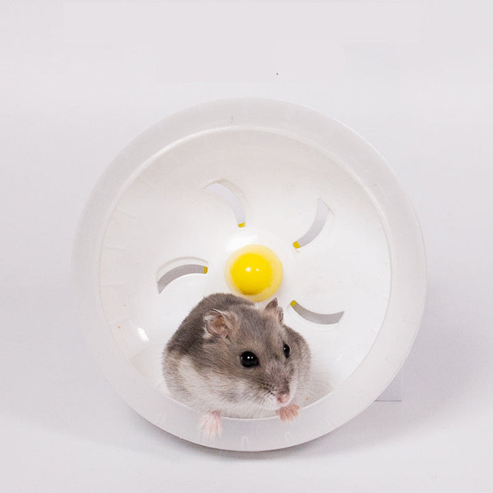 Running wheel hamster cage