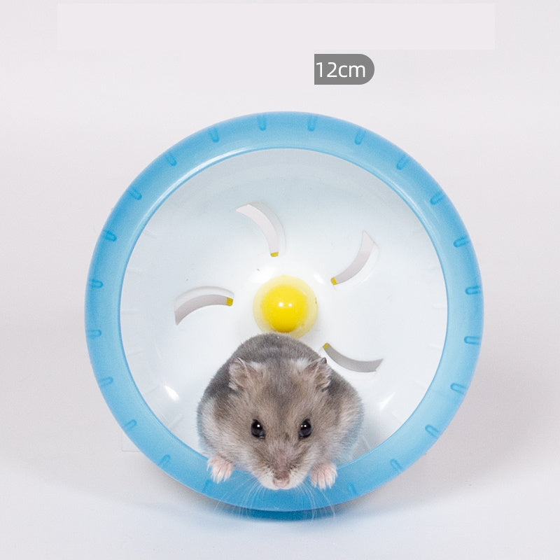 Running wheel hamster cage