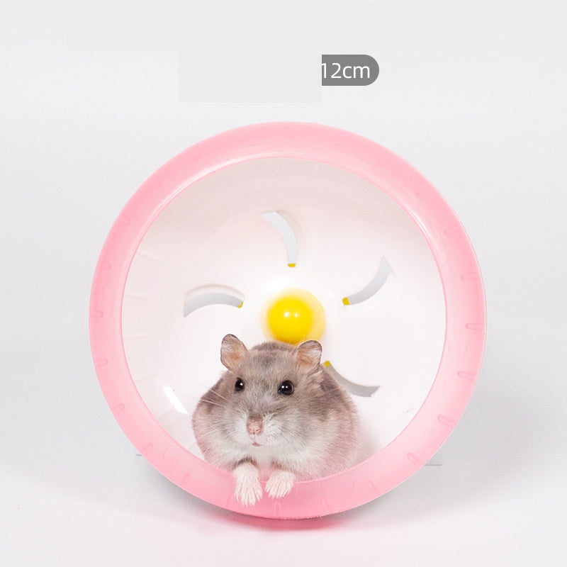 Running wheel hamster cage