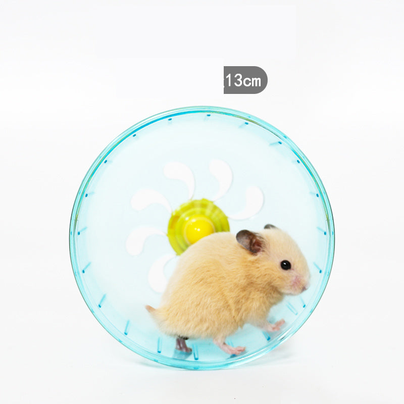 Running wheel hamster cage