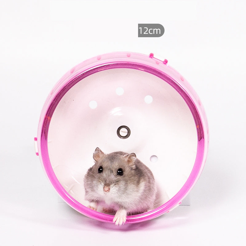 Running wheel hamster cage