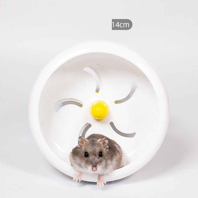 Running wheel hamster cage