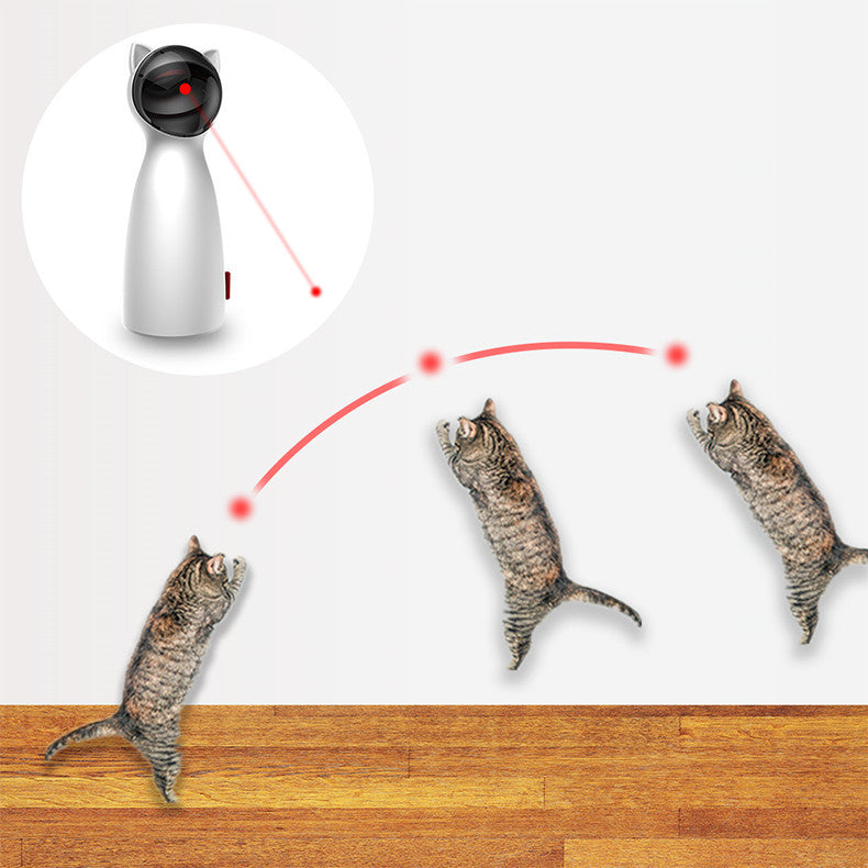 Interactive Smart Teasing Pet LED Laser Funny Toy