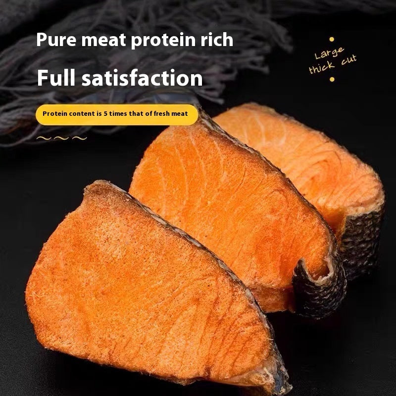 Dog Snack Freeze-dried Salmon Block Pet Snack