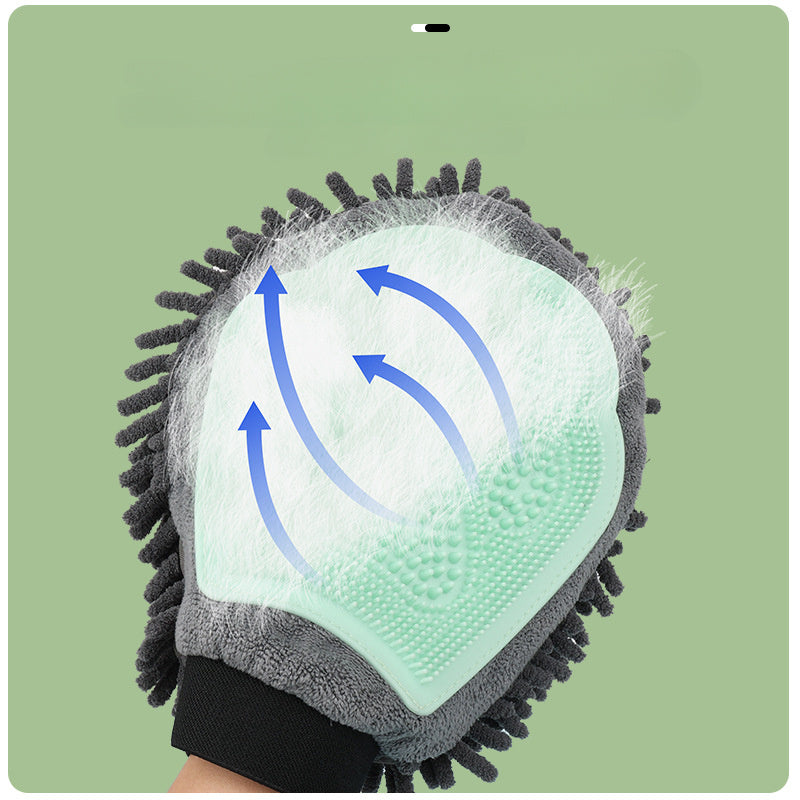 Pet Brush 2-in-1 Grooming Glove