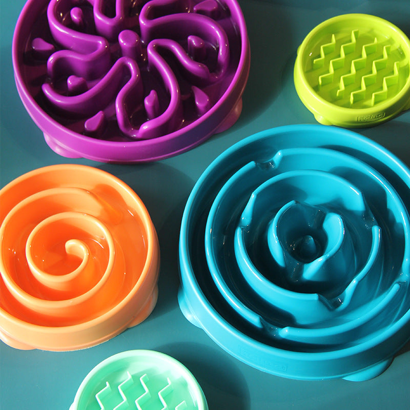 Slow Pet Feeding Bowl
