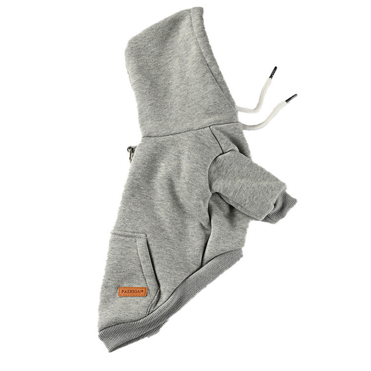Pet Fashion Simple Hooded Sweater