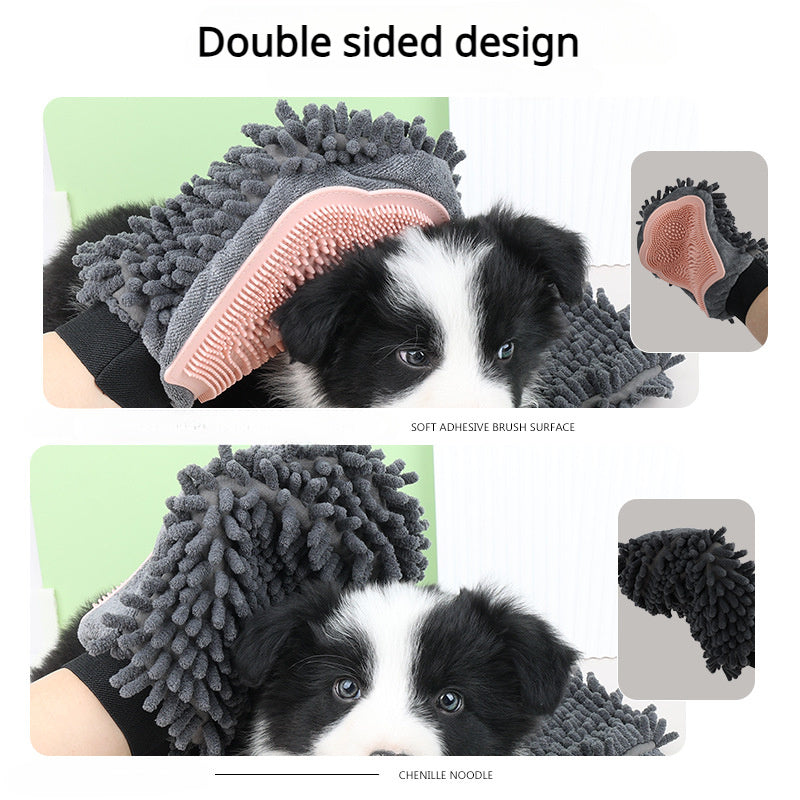 Pet Brush 2-in-1 Grooming Glove