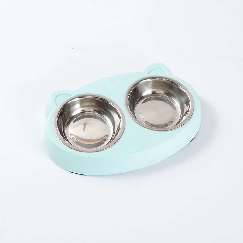 Macaron Pet Double Feeding Bowl