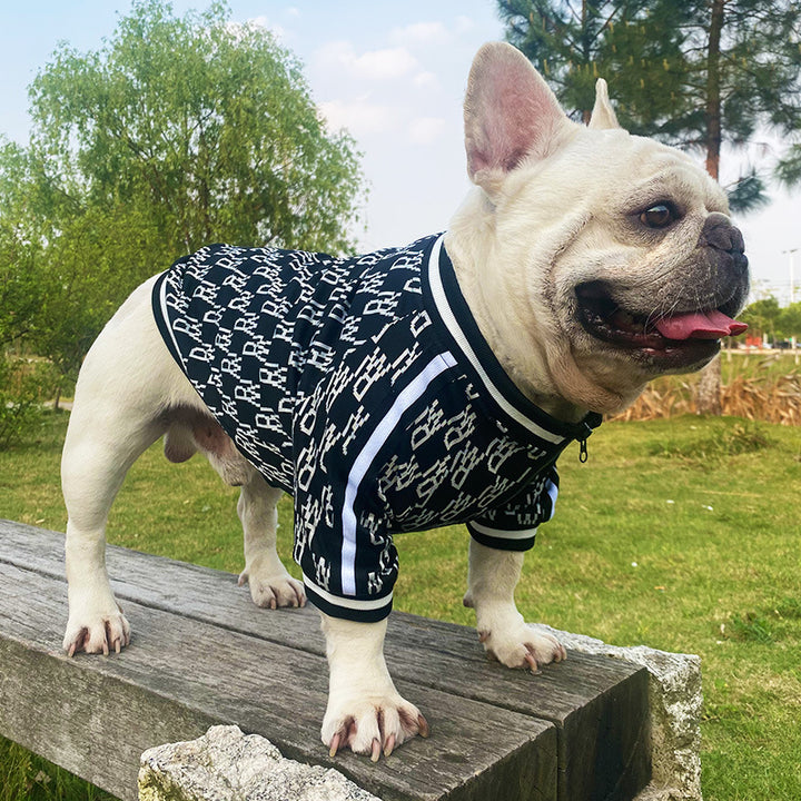Zip Up Jacket Stretchy Pet Clothes