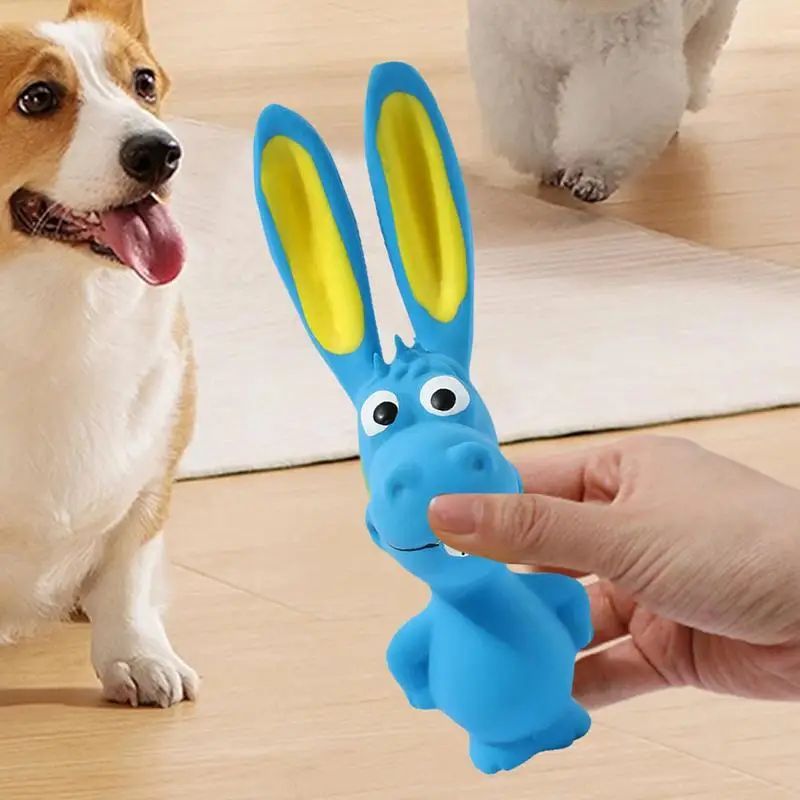 Pet Hippo Squeaky Toy