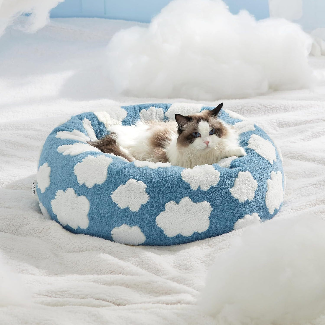 Round Donut Small Pet Bed