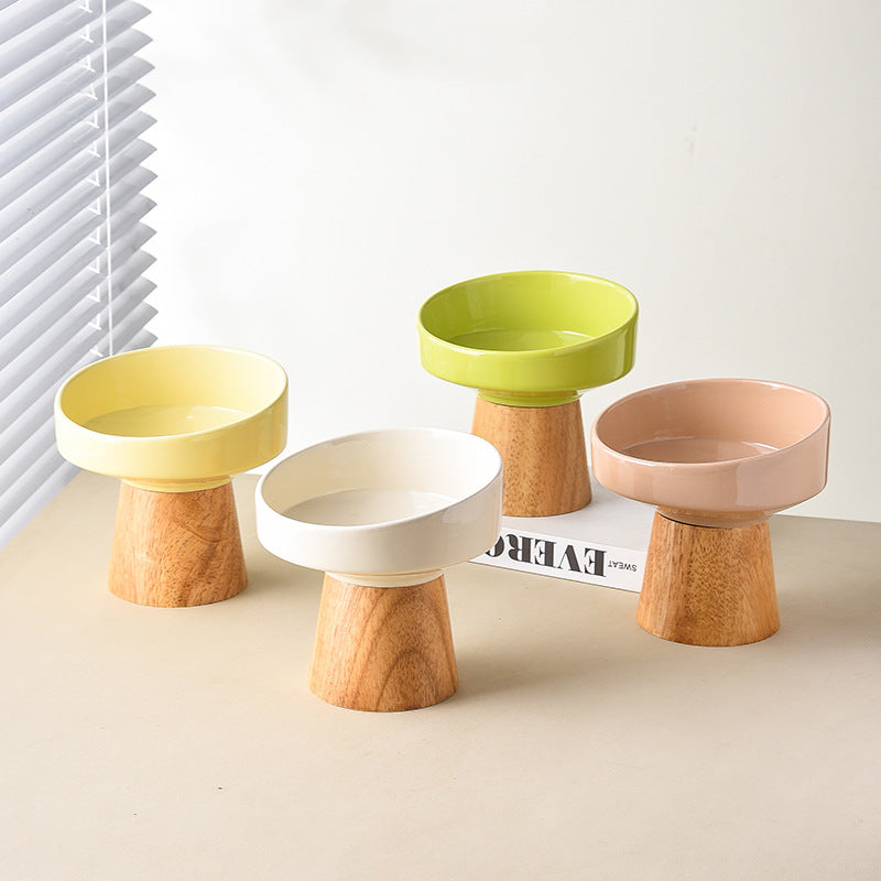 Cat Ceramic Bowl Feeding Supplies